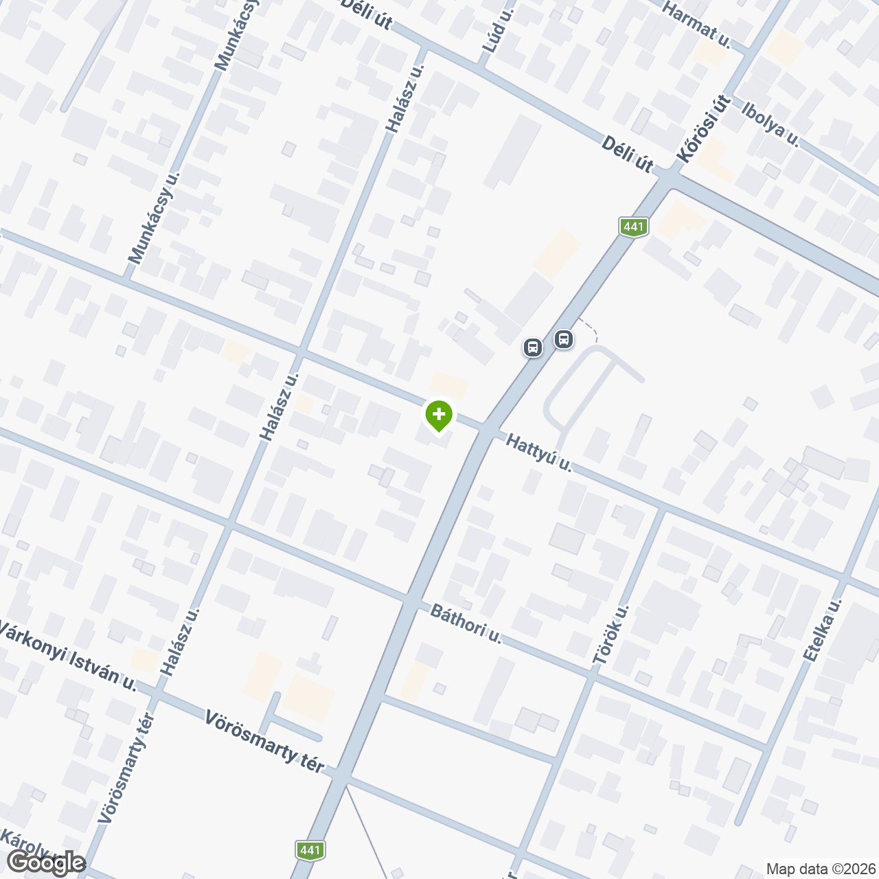 A gyógyszertár címe