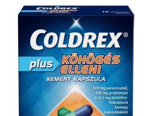 Coldrex Plus köhögés elleni kemény kapszula 16 db