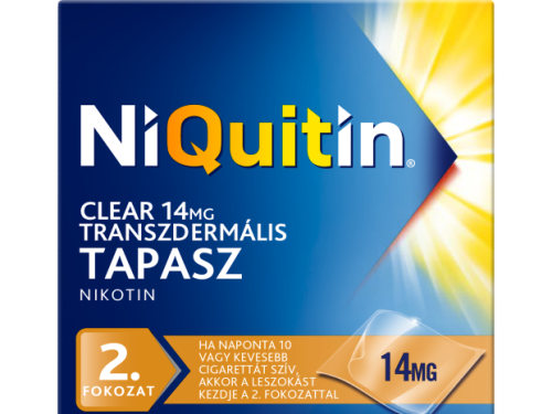 NiQuitin Clear 14mg transzdermális tapasz 7db