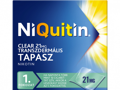 NiQuitin Clear 21mg transzdermális tapasz 7db 