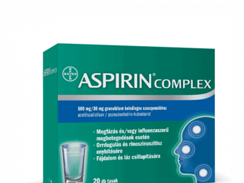 Aspirin Complex 500 mg/30 mg granulátum belsőleges szuszpenzióhoz, 20 db