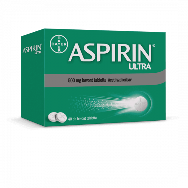 Aspirin Ultra 500 mg bevont tabletta, 40 db