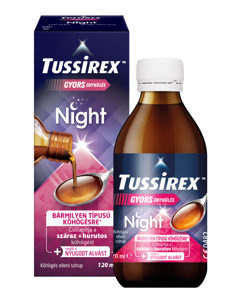 Tussirex Night köhögés elleni szirup 120ml