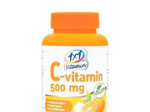 1x1 Vitamin C-vitamin 500 mg rágótabletta 60x