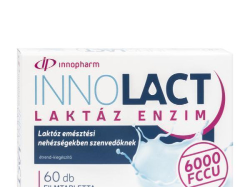 InnoPharm Innolact laktáz enzim 6000 FCCU filmtabletta 60x