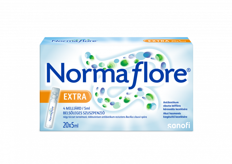 Normaflore Extra 4 milliárd/5 ml belsőleges szuszpenzió, 20x5ml