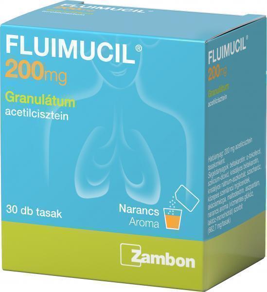 Fluimucil 200mg granulátum 30x 1g