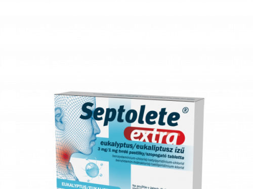 Septolete extra eukaliptusz ízű 3 mg/1 mg szopogató tabletta 16x