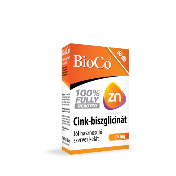 BioCo Cink-biszglicinát 25 mg tabletta, 60 db