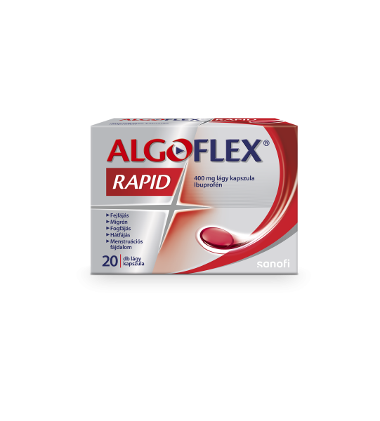 Algoflex Rapid 400 mg lágy kapszula, 20x