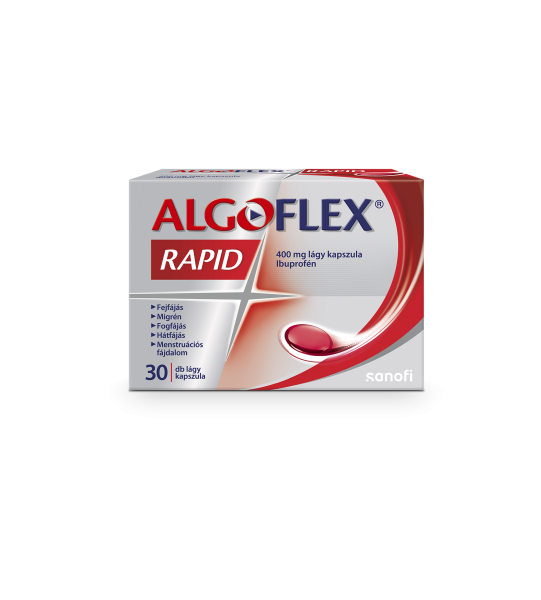 Algoflex Rapid 400 mg lágy kapszula, 30x