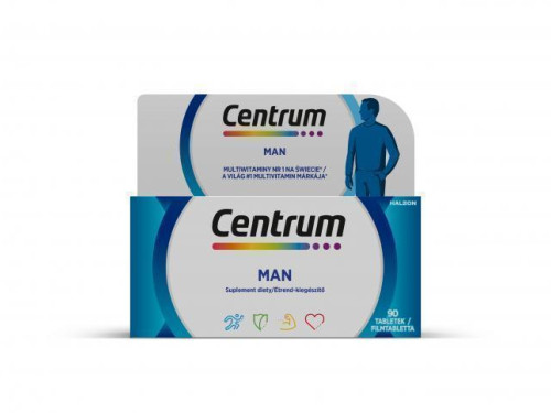 Centrum Man multivitamin filmtabletta férfiaknak, 90x