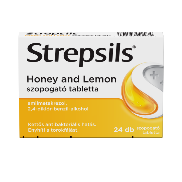 Strepsils Honey and Lemon szopogató tabletta 24db