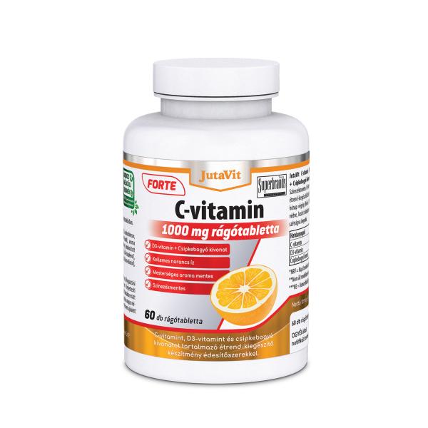 JutaVit C-vitamin 1000mg Forte rágótabletta 60db              