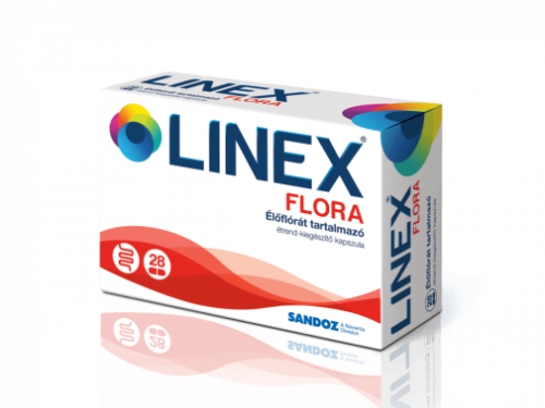 Linex Flora élőflórát tartalmazó étrendkiegészítő kapszula 28x