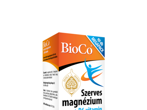 BioCo Szerves magnézium + B6-vitamin MEGAPACK 90 db tabletta			