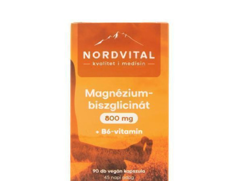 Nordvital Magnézium-biszglicinát 90 db kapszula