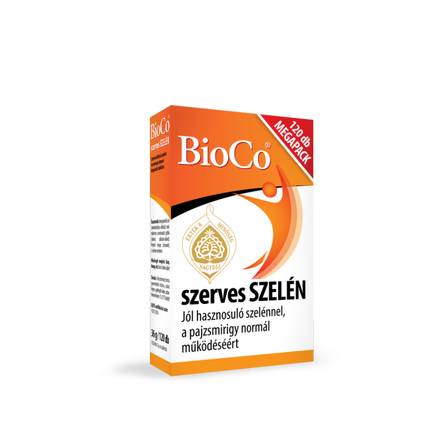 BioCo szerves SZELÉN MEGAPACK 120 db tabletta