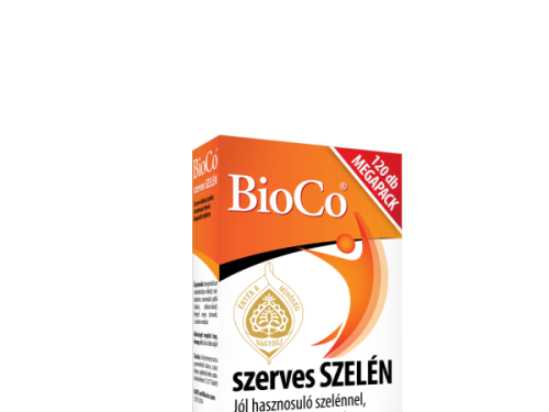 BioCo szerves SZELÉN MEGAPACK 120 db tabletta