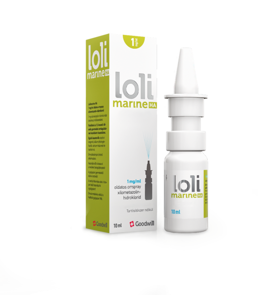 Lolimarine HA 1 mg/ml oldatos orrspray 10 ml