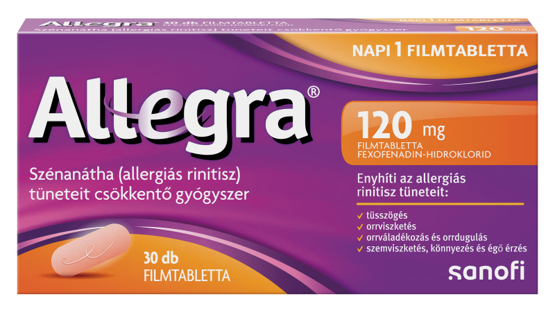 Allegra 120 mg filmtabletta, 30x