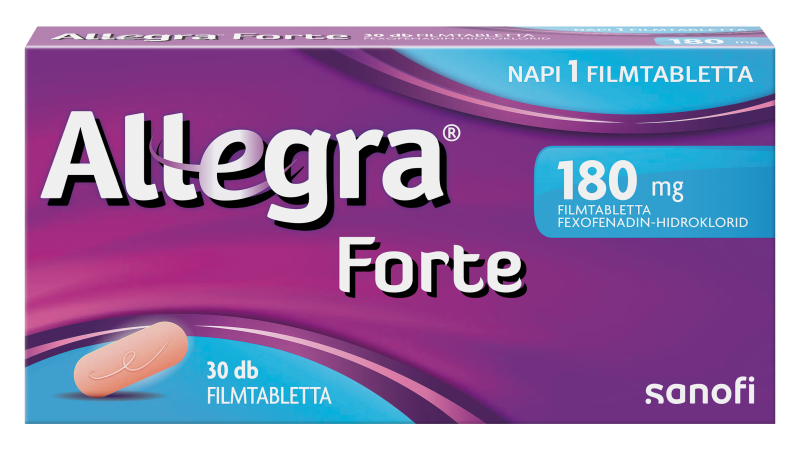 Allegra Forte 180 mg filmtabletta, 30x