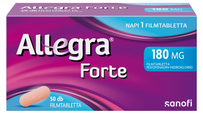 Allegra Forte 180 mg filmtabletta, 50x