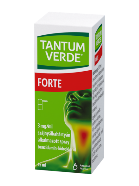 Tantum Verde FORTE 3mg/ml szájnyálkahártyán alkalmazott spray, 15ml