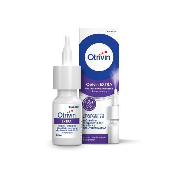 Otrivin EXTRA 1 mg/ml + 50 mg/ml adagoló oldatos orrspray, 10 ml