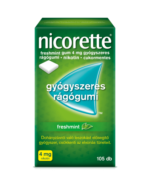 NICORETTE FRESHMINT GUM 4MG RGUM 105X   