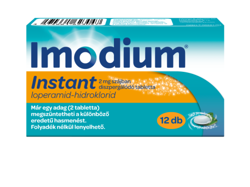 Imodium® Instant 2 mg szájban diszpergálódó tabletta 12 db