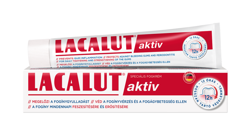 Lacalut aktiv fogkrém 75 ml