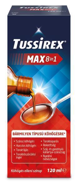 Tussirex Max 8in1 szirup köhögésre 120 ml