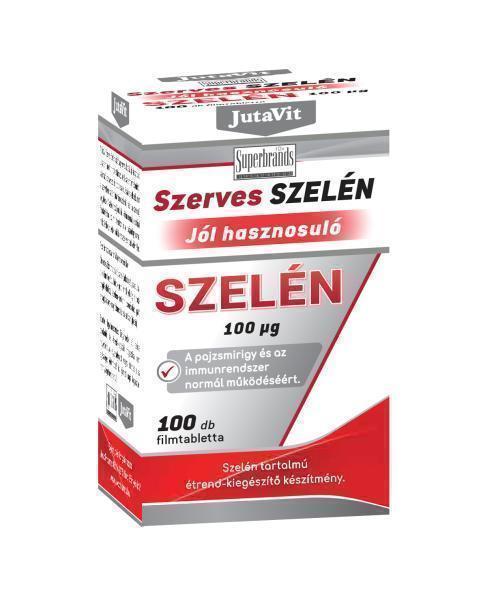 JUTAVIT SZERVES SZELÉN 100µg Tabletta 100db