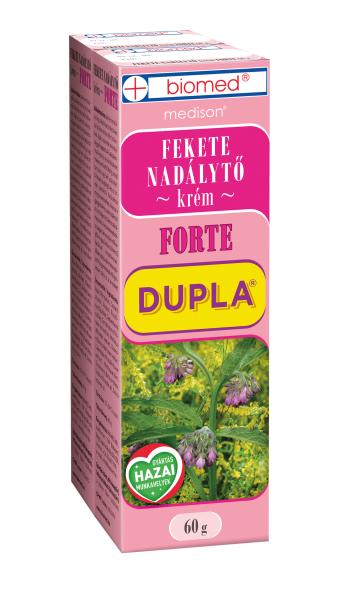 Biomed Fekete nadálytő Krém FORTE DUPLA 2x60 g