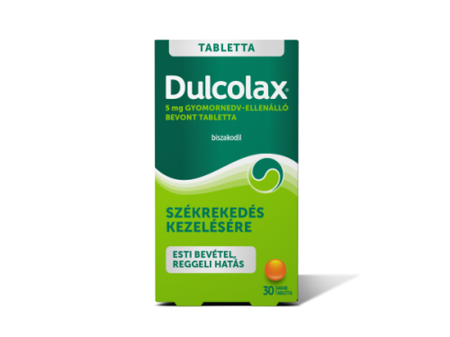 Dulcolax® 5 mg gyomornedv-ellenálló bevont tabletta, 30x