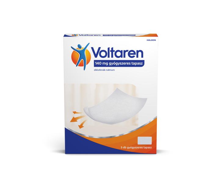 Voltaren 140mg gyógyszeres tapasz 5x tasakban