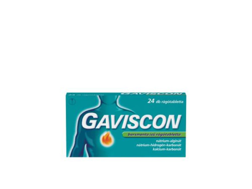Gaviscon borsmenta ízű rágótabletta 24db