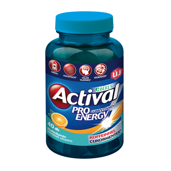 Actival Pro Energy Gumivitamin gumitabletta, 40 db