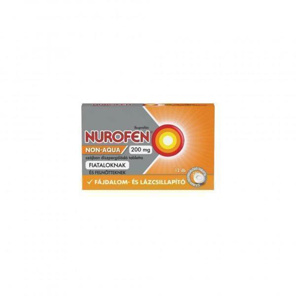 Nurofen Non-Aqua 200 mg szájban diszpergálódó tabletta 12db