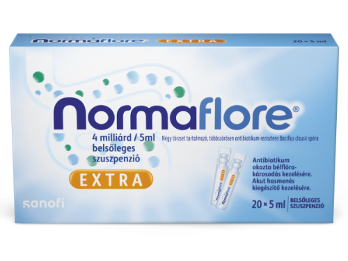 Normaflore Extra 4 milliárd/5 ml belsőleges szuszpenzió, 20x5ml