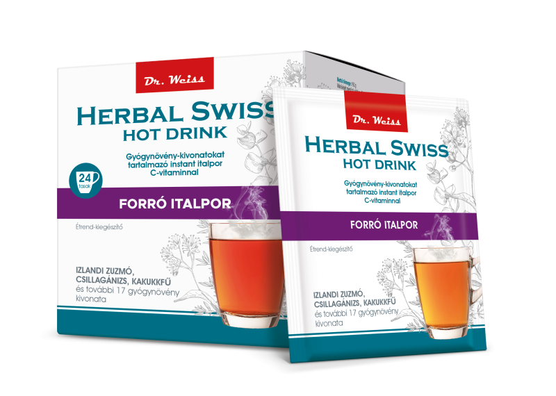 Herbal Swiss Hot Drink forró italpor 24x