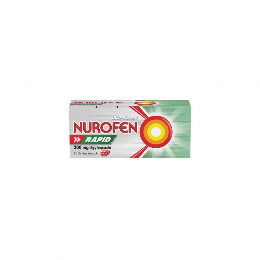 Nurofen Rapid 200 mg lágy kapszula 20db
