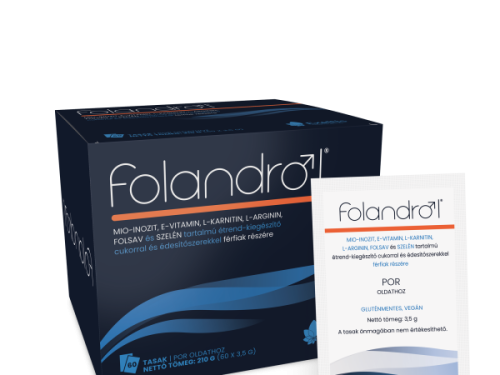 FolandrolⓇ mio-inozit, folsav, szelén és antioxidáns tartalmú étrend-kiegészítő