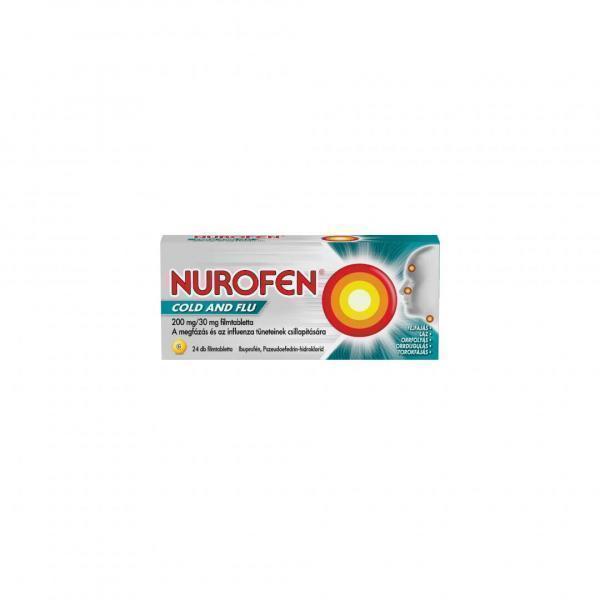 Nurofen Cold and Flu 200 mg/30 mg filmtabletta 24db