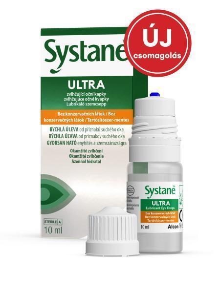 Systane® Ultra tartósítószer- mentes lubrikáló szemcsepp 10 ml