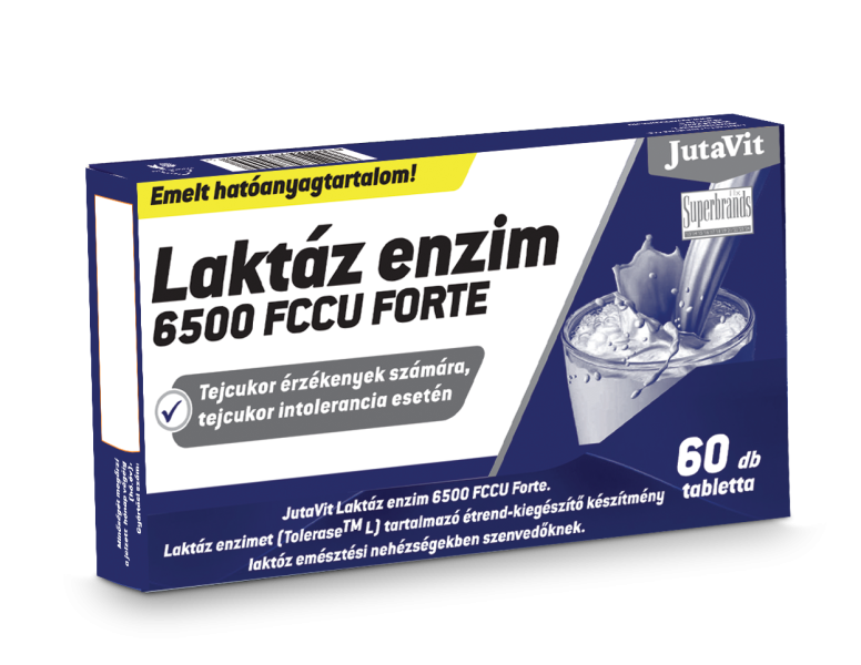 JutaVit Laktáz enzim 6500FCCU Forte tabletta 60db