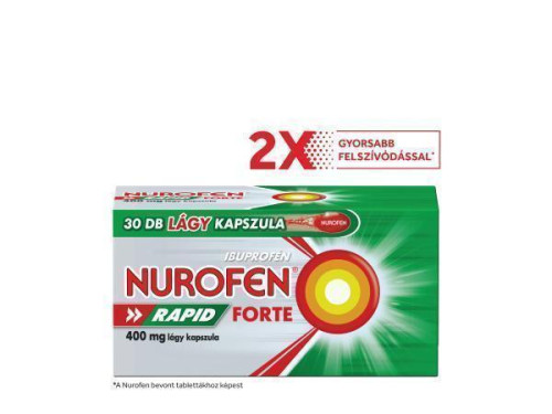 Nurofen Rapid Forte 400 mg lágy kapszula 30db