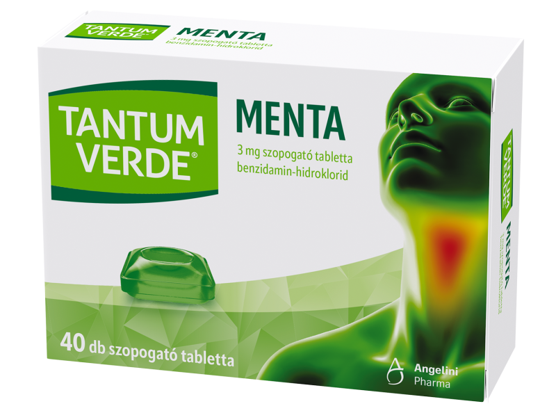 Tantum Verde® menta 3mg szopogató tabletta 40db