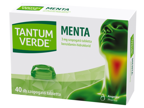 Tantum Verde® menta 3mg szopogató tabletta 40db